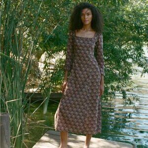 Doen Marisa Dress in Noir Forest - XXL NWT